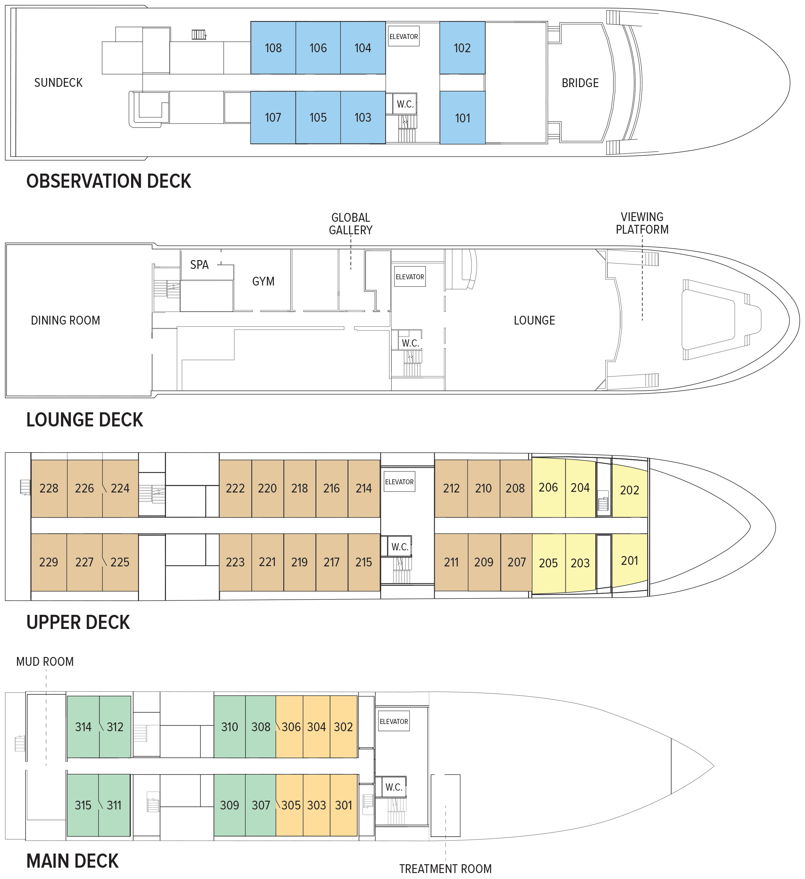 National Geographic Venture Deckplan