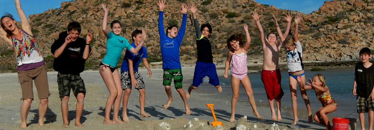 Children on beach